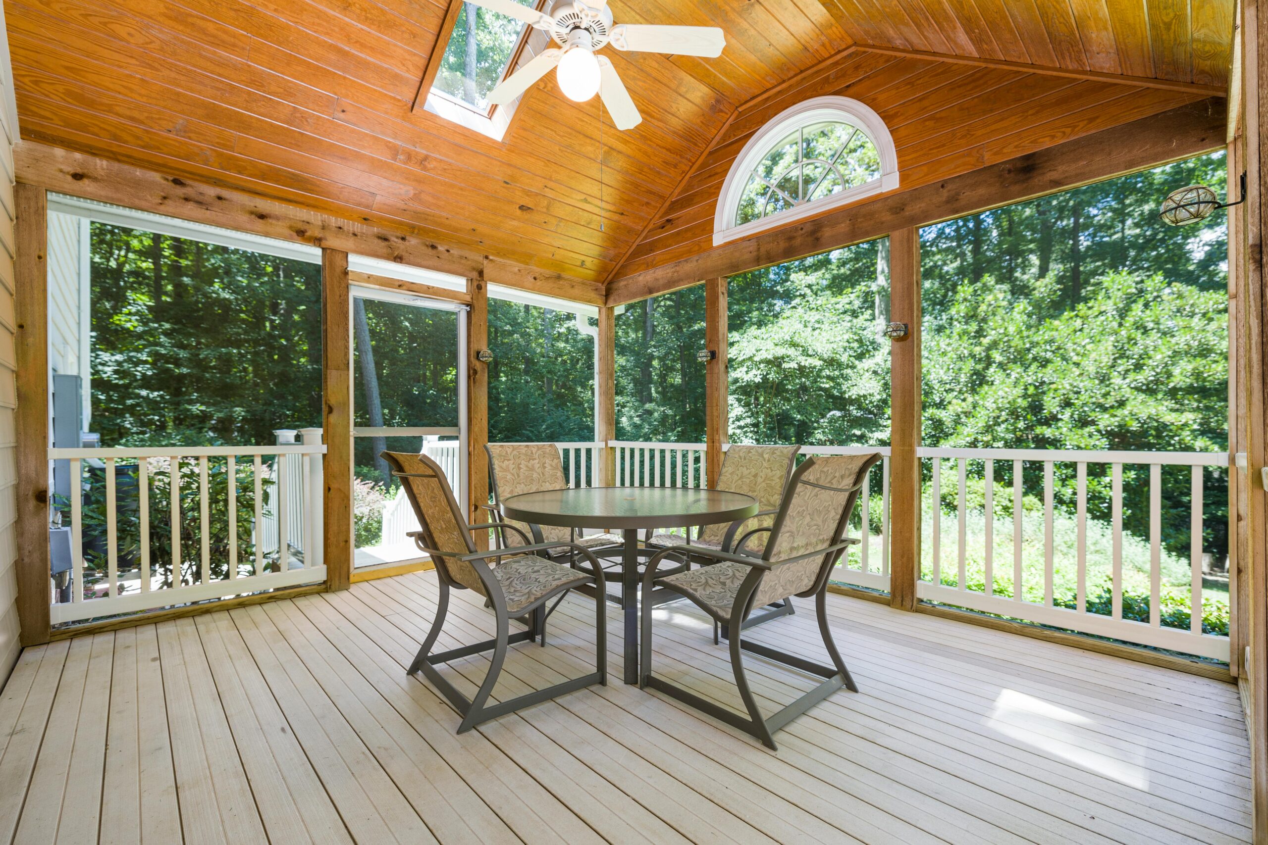Wooden deck remodeling upgrade