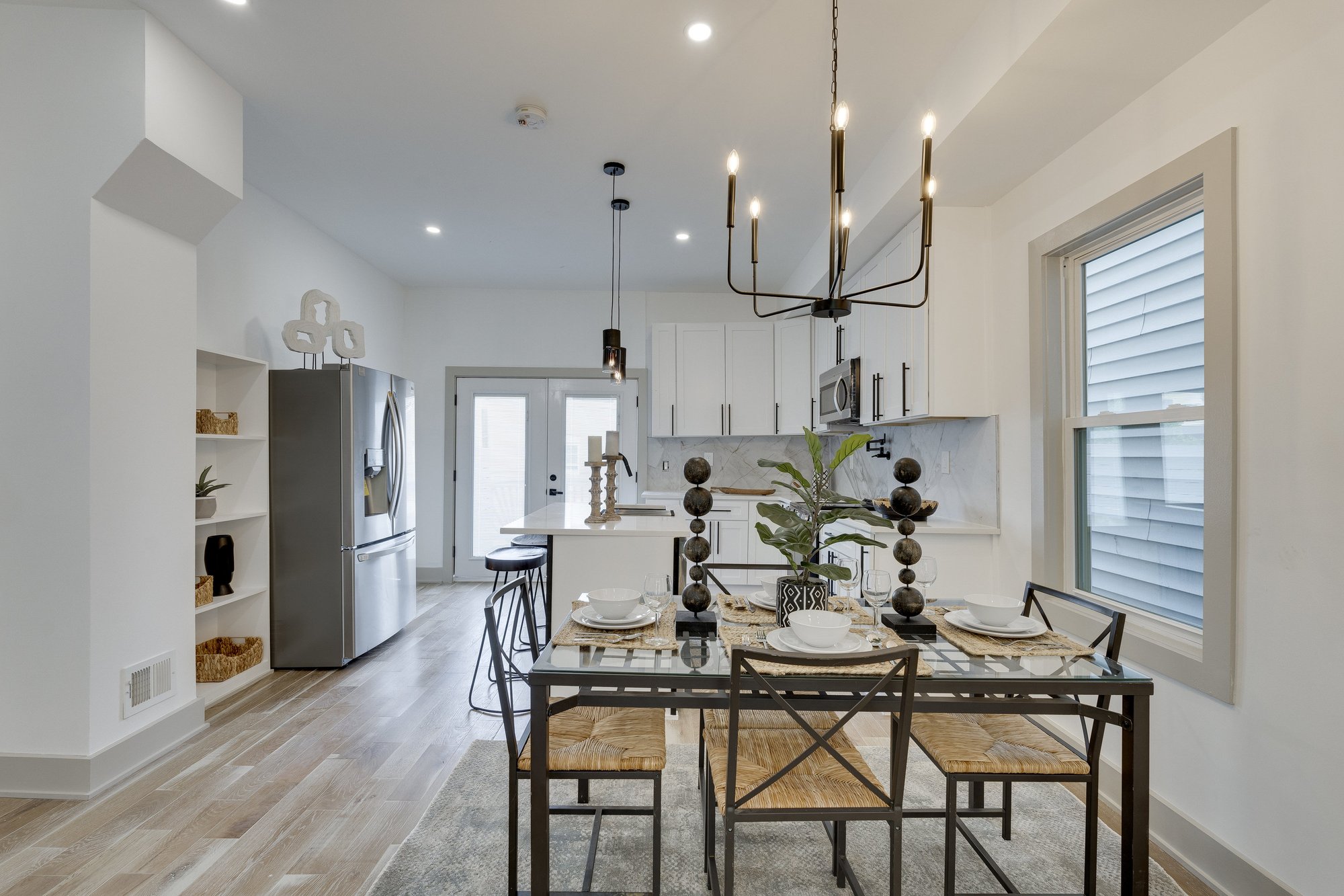 modular kitchen setup