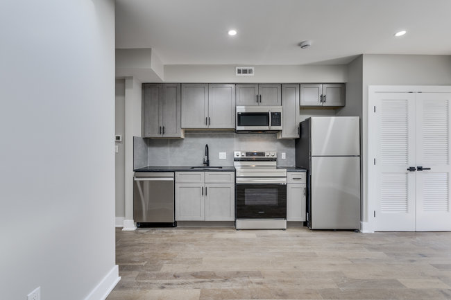 renovated kitchen space